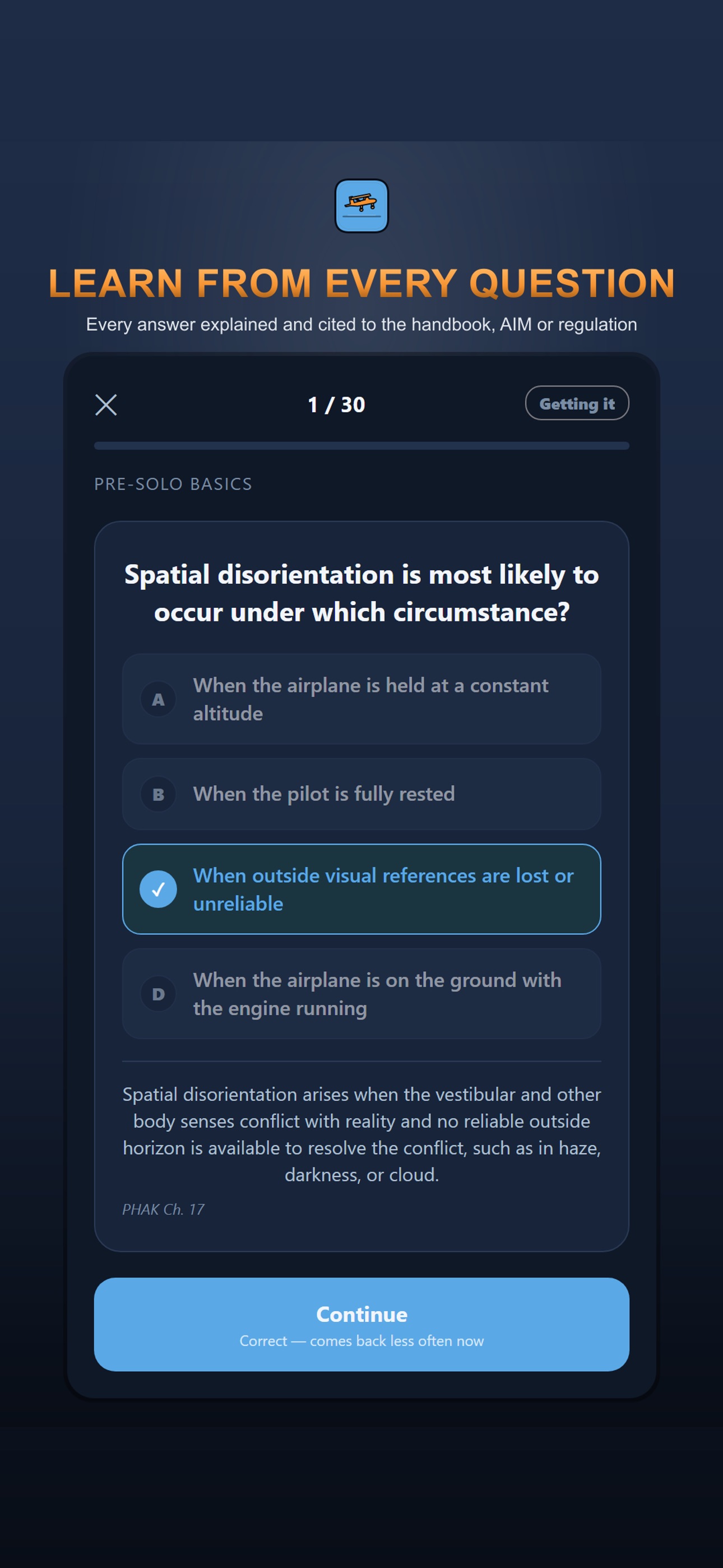Screenshot 2 of Private Pilot Test Prep: FAA