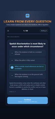 Private Pilot Test Prep: FAA iPhone screenshot