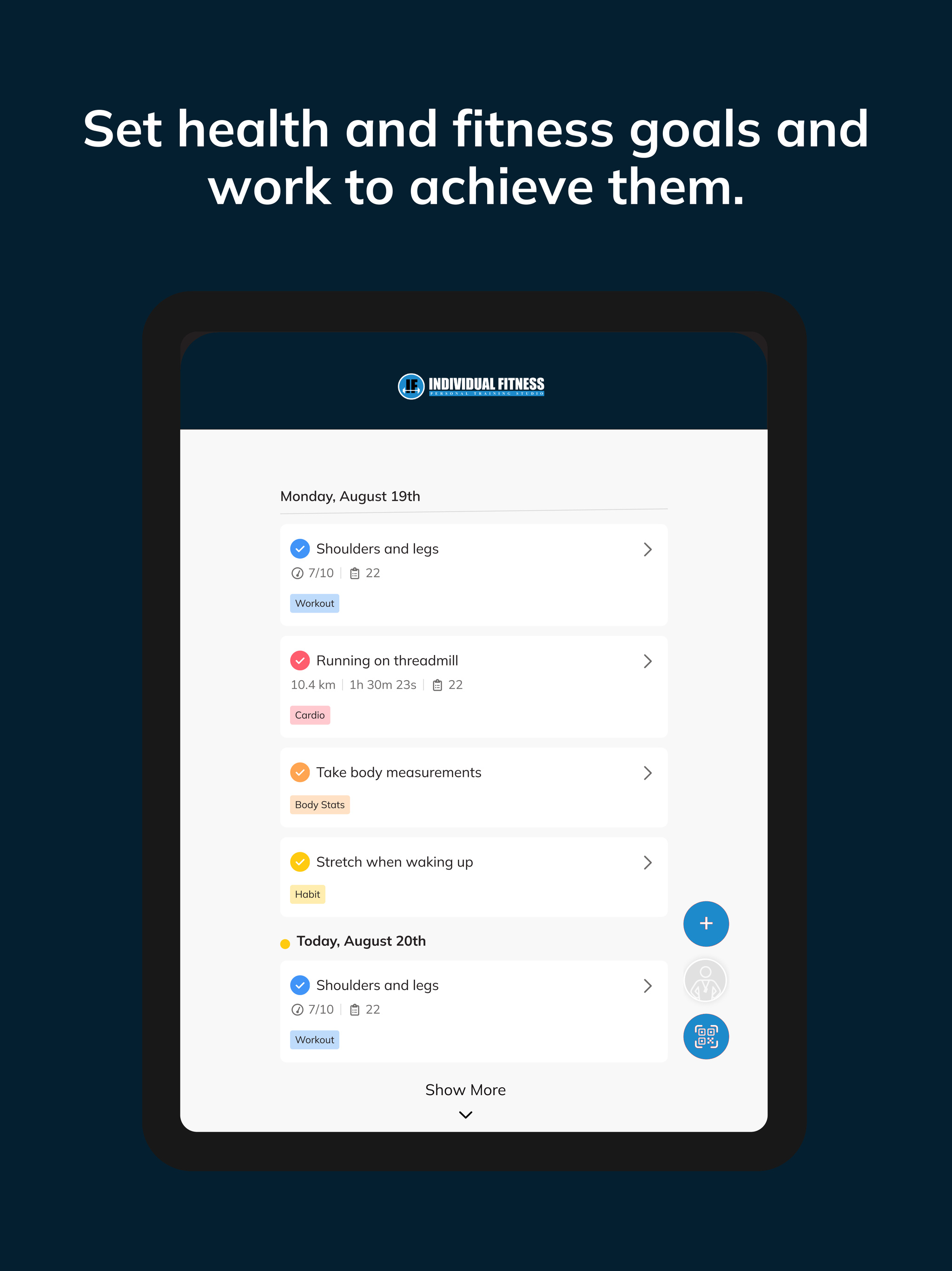 Individual Fitness screenshot 11