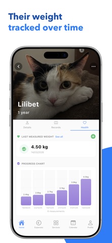 Pets Lovers - Health Booklet iPhone screenshot