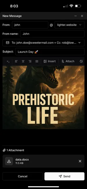 SweeterMail screenshot 4