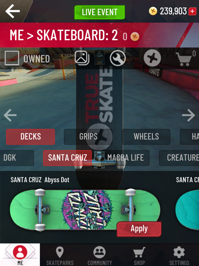 ‎True Skate Screenshot