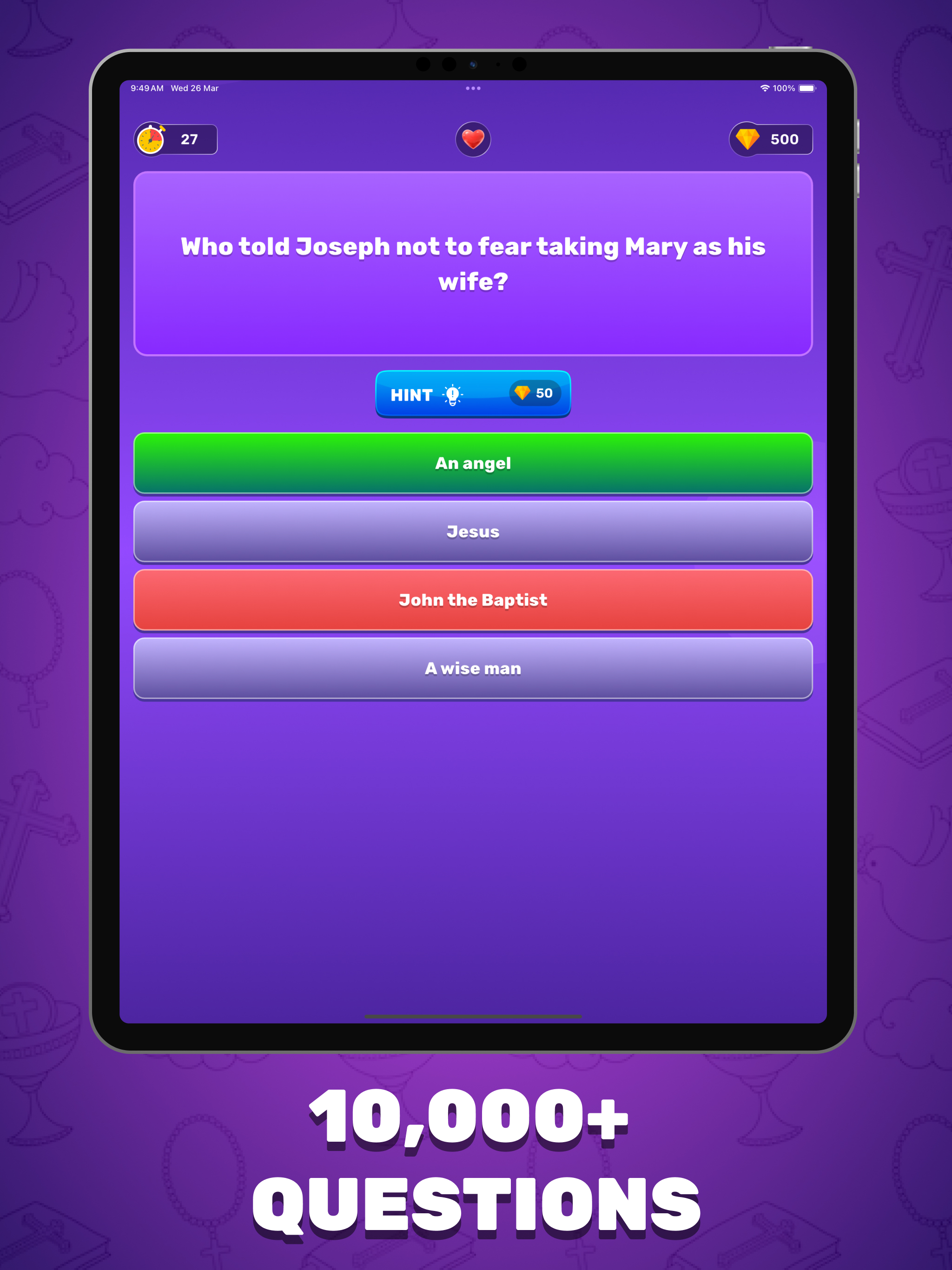Bible Quiz Trivia Game