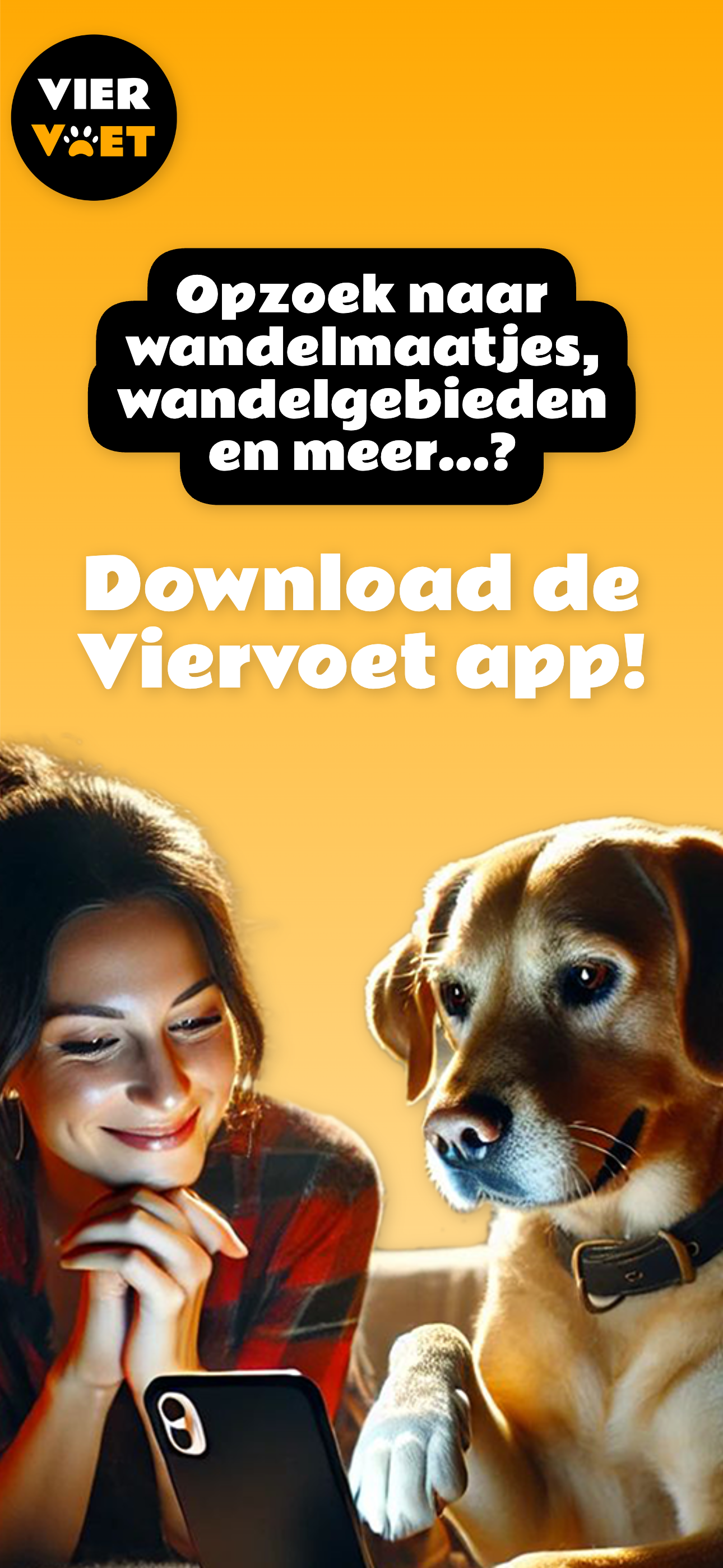 Viervoet – Honden & Wandel App