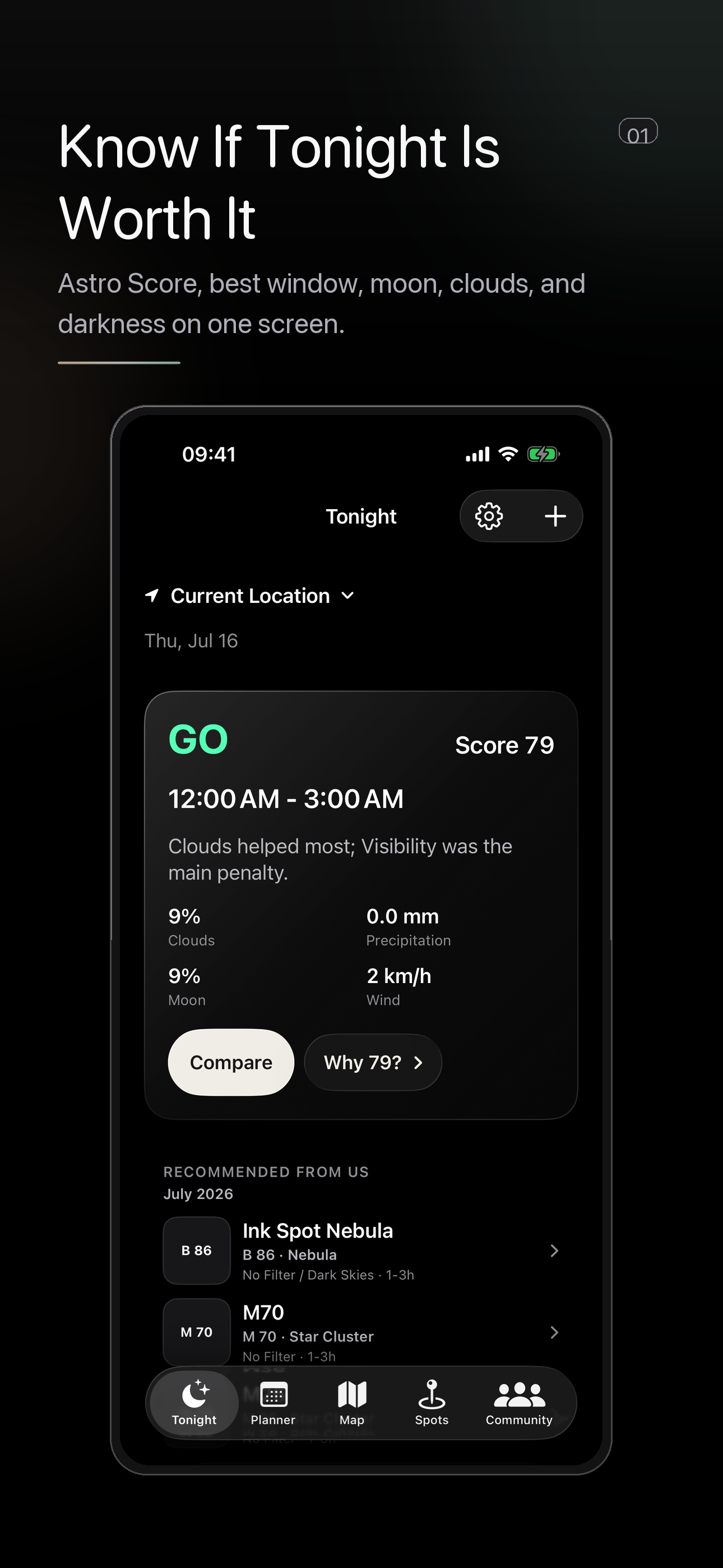 Astro Planner: DarkScout