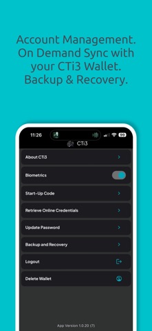 CTi3 Wallet screenshot