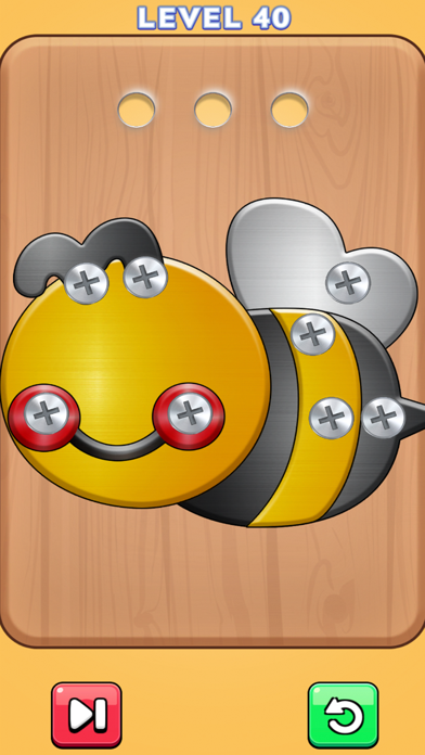 WOOD UNLOCK SCREW PUZZLE Screenshot