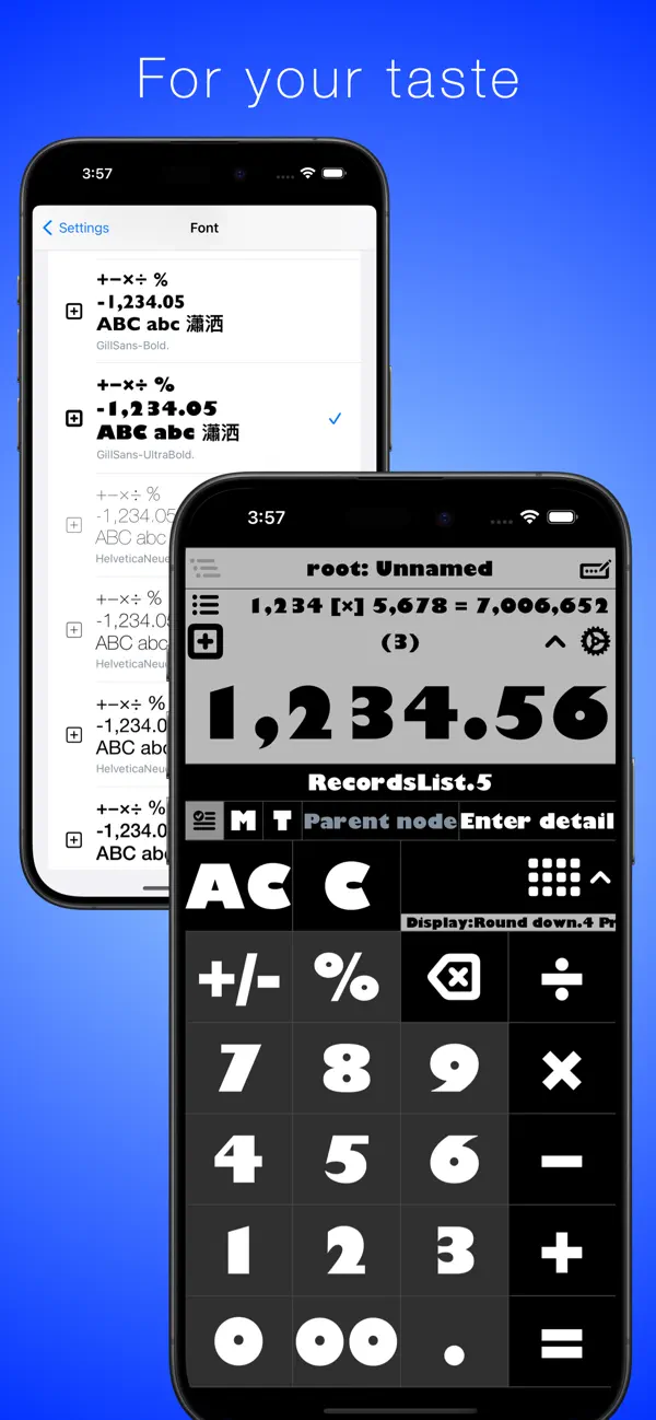 Screenshot #2 pour Calculator S.L.U.Y.S+