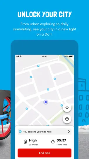 Screenshot von Dott (früher TIER) auf dem iPhone 6
