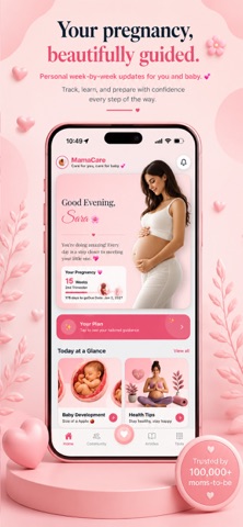 MamaCare Pregnancy iPhone screenshot