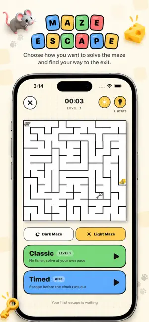Animal Maze Adventure : Mazely screenshot 1