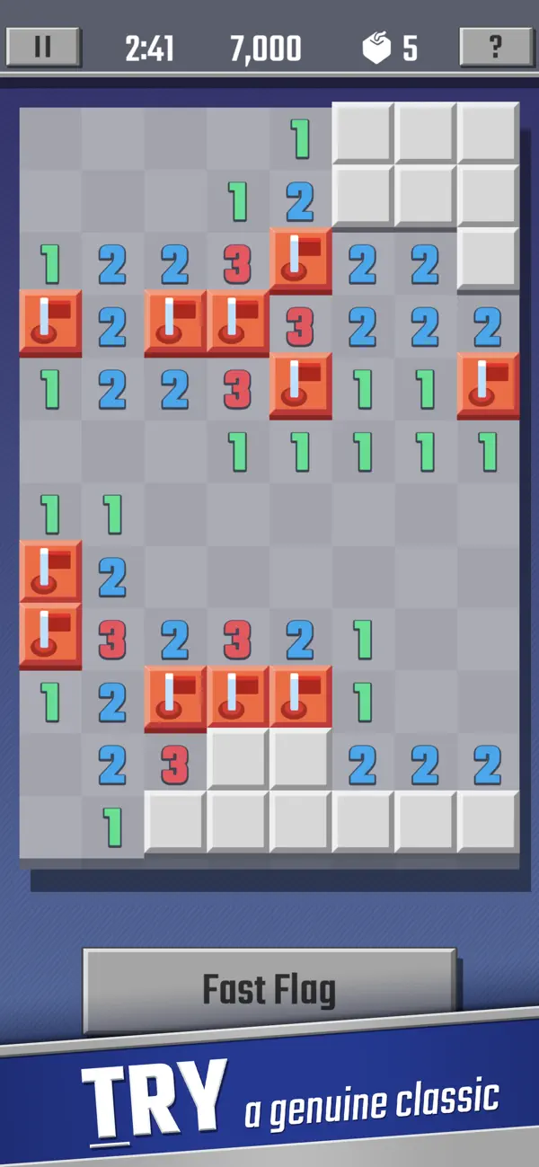 Screenshot #1 pour Sweeper Cube: A Classic Puzzle