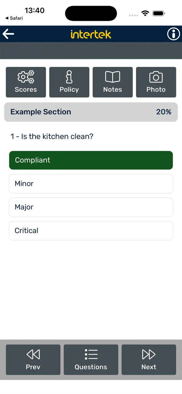 Screenshot #2 pour Digital Audit Checklist