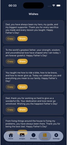 Happy Fathers Day 2026 Images iPhone screenshot