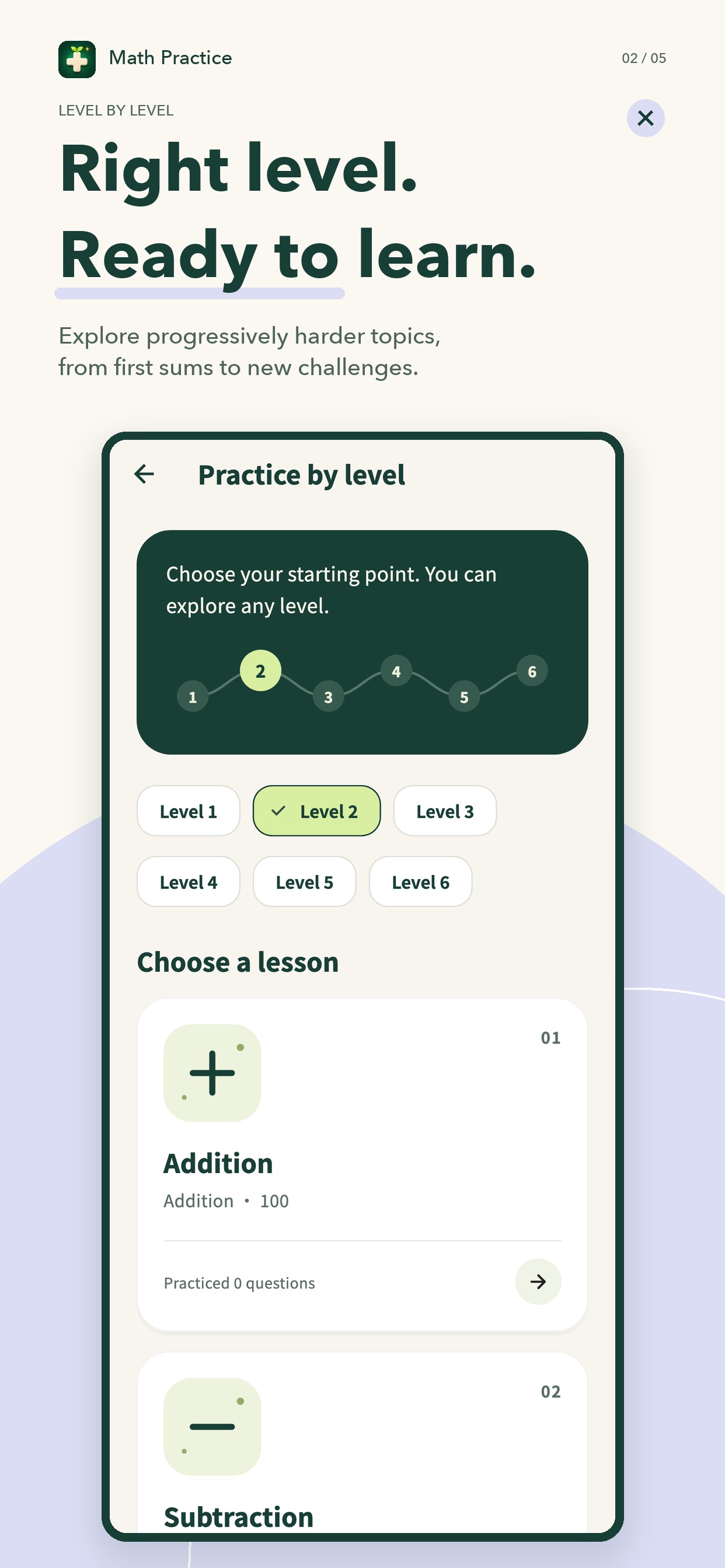 Screenshot 2 of Math Practice: Daily Drills