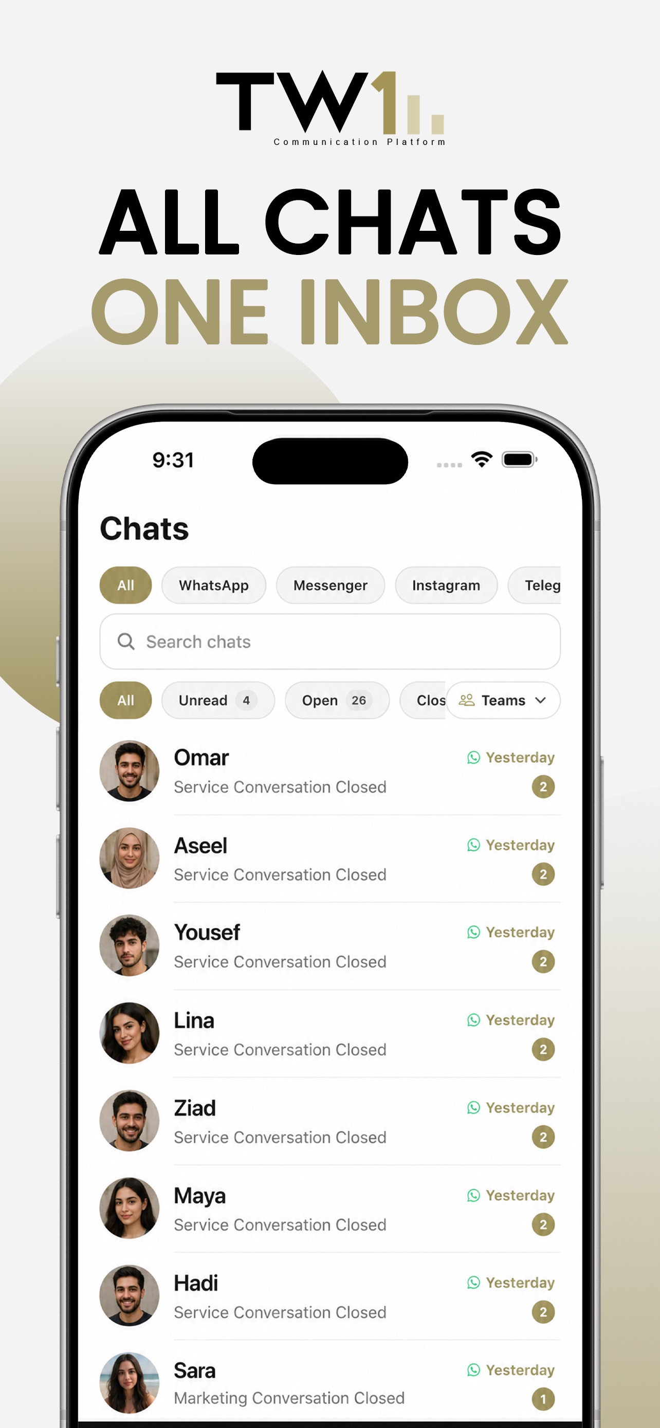 Screenshot 2 of TW1 Messaging
