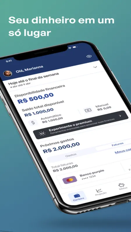 iDinheiro: Finanças Pessoais screenshot 1 of 6