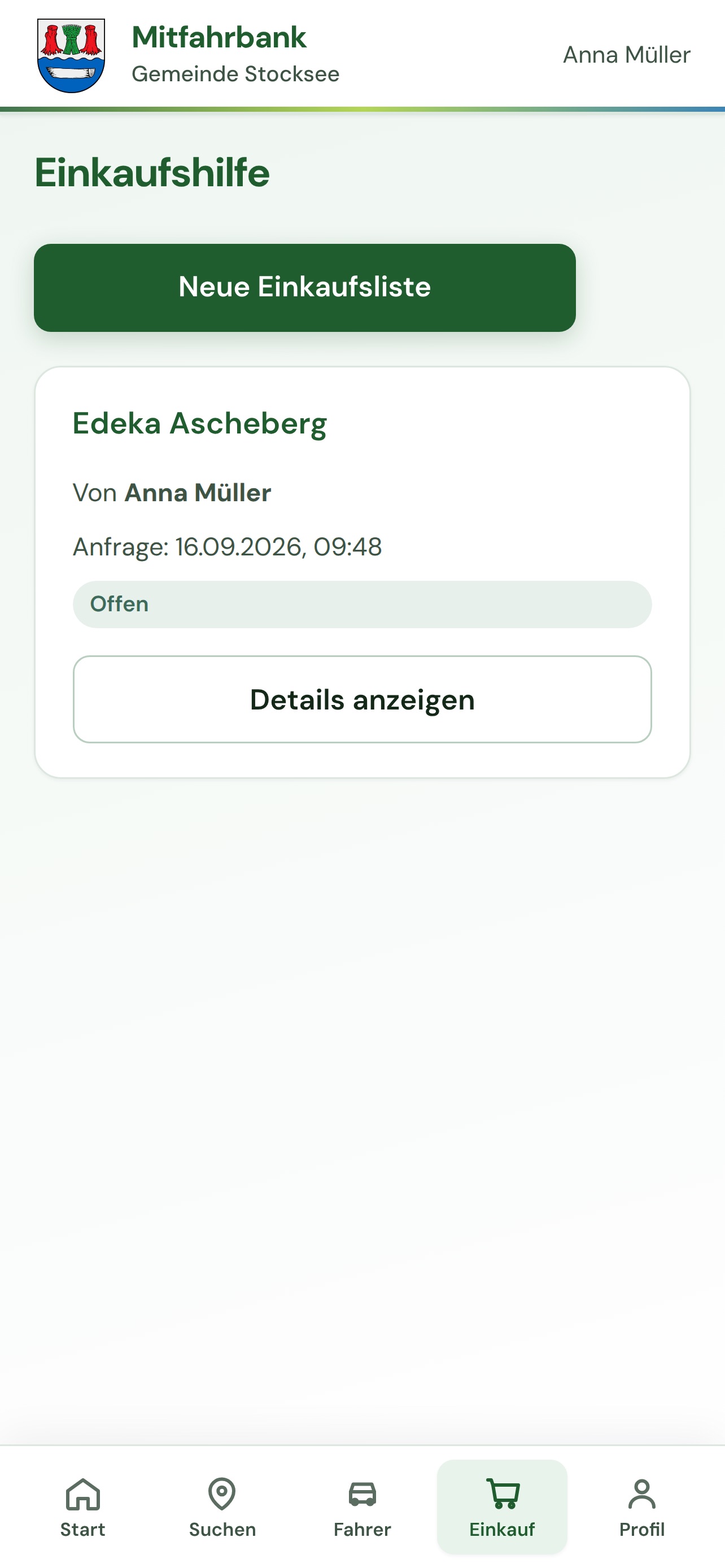 Screenshot 7 of Mitfahrbank Stocksee