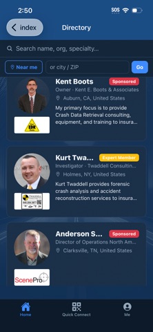 ForensicCrash iPhone screenshot