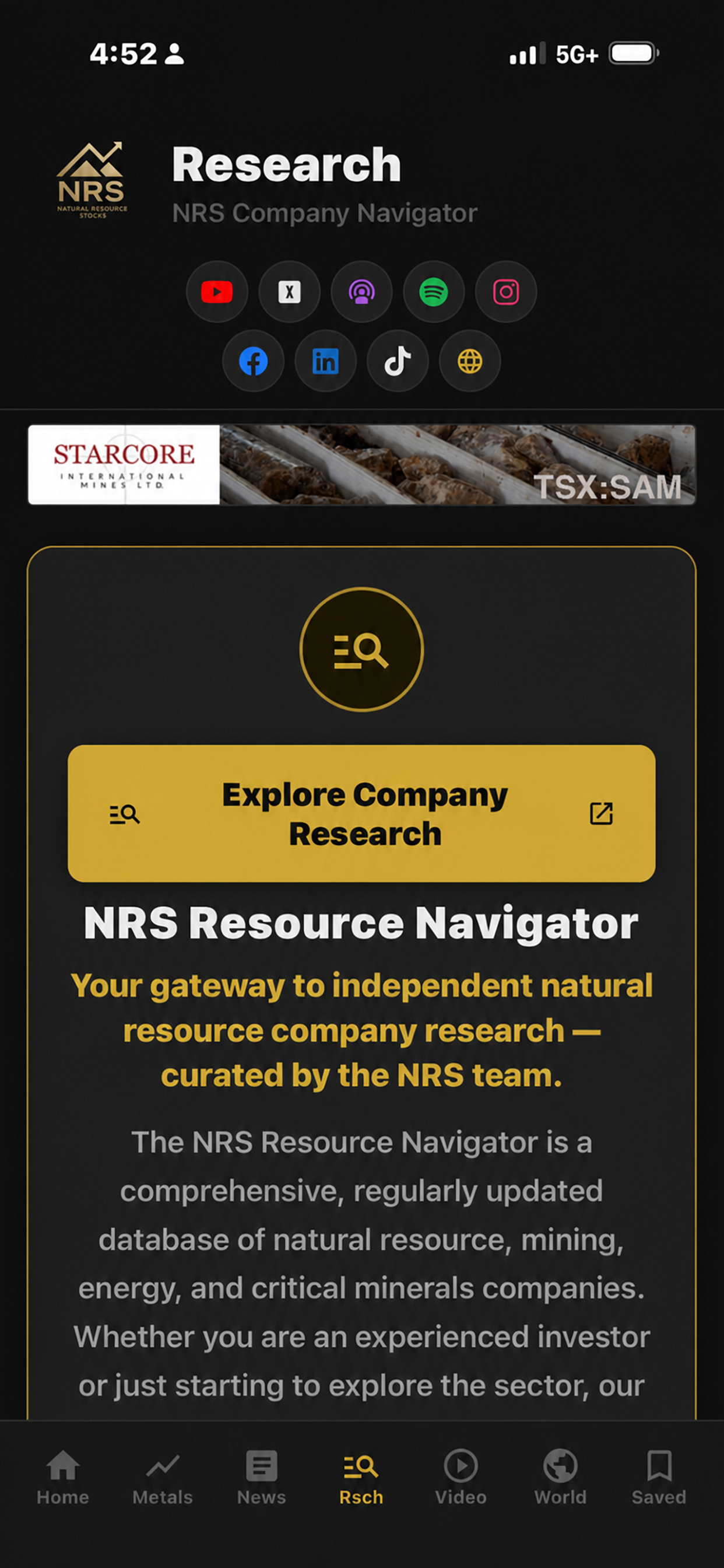 NRS Metals & News screenshot 4