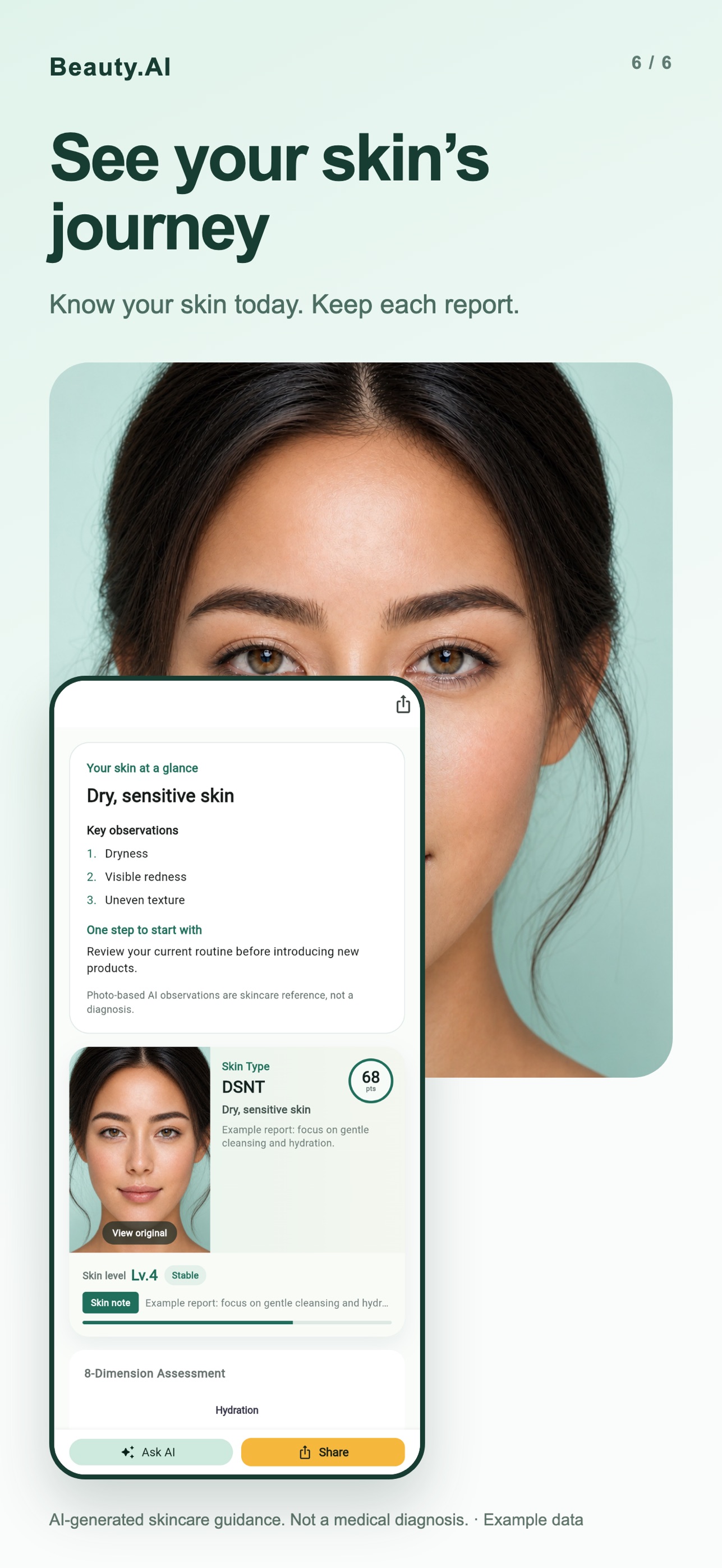 Screenshot 6 of Beauty.AI - Skincare Scanner