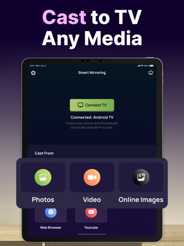 Screen Mirroring | Cast to TV+ iPad screenshot