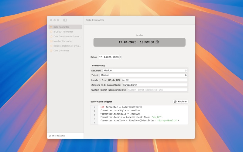 DevMatic Tools screenshot