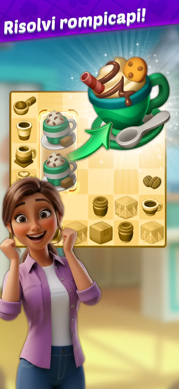 Solitaire Story: Ava's Manor iOS Mod IPA screenshot 3 - iOS game interface