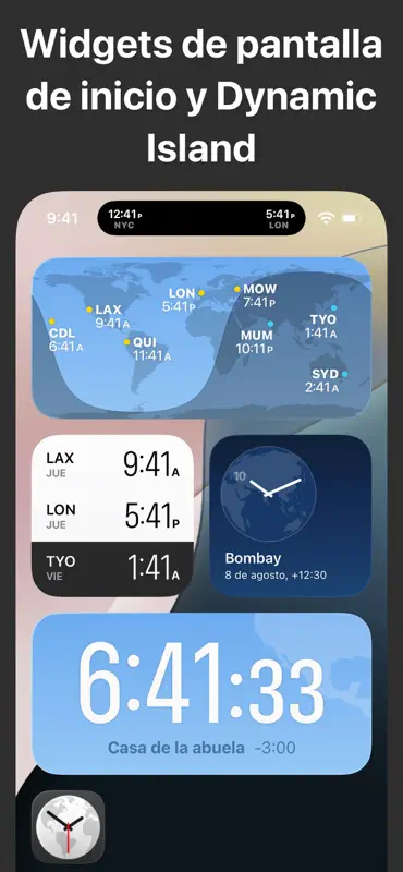 Reloj Mundial Widgets screenshot 2 of 10