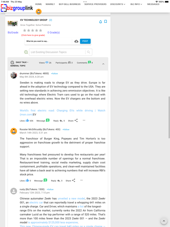 Screenshot #6 pour Bizgrouplink