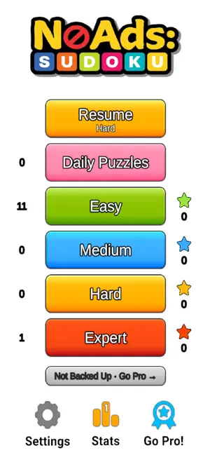 No Ads: Sudoku screenshot 2
