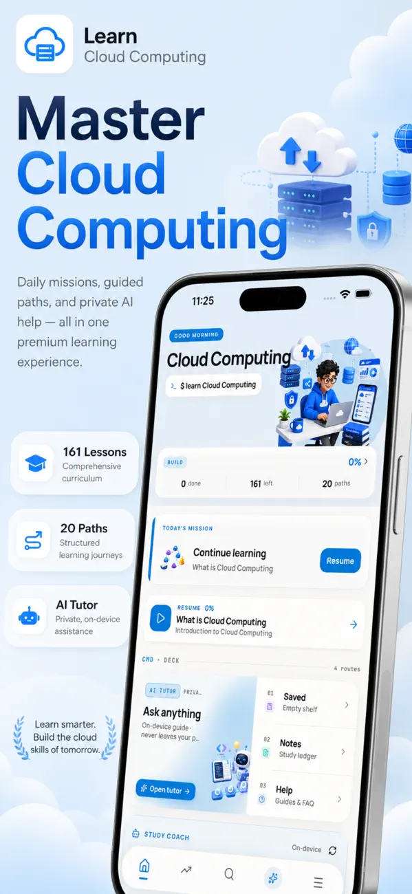 Screenshot #1 pour Learn Cloud Computing - AWS