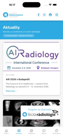Slovakradiology screenshot 2