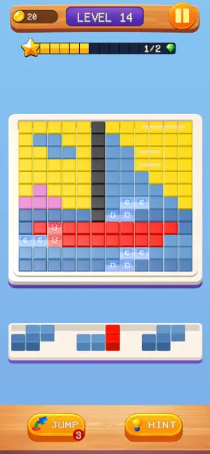 Pixel Block Jam Puzzle screenshot 4