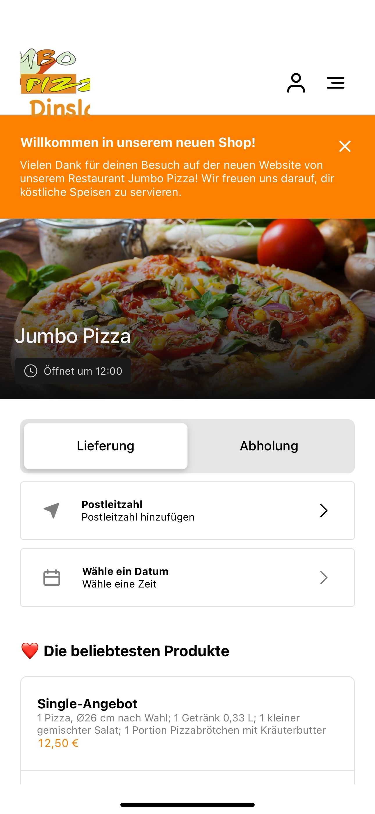 Jumbo Pizza
