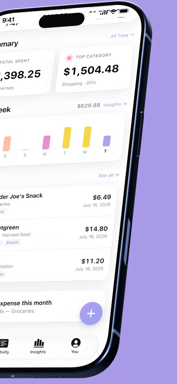 Screenshot #2 pour CashLens: Expense Tracker