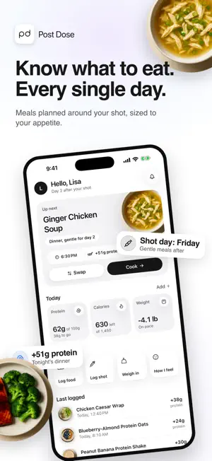 Post Dose: GLP-1 Meal Planner screenshot 1