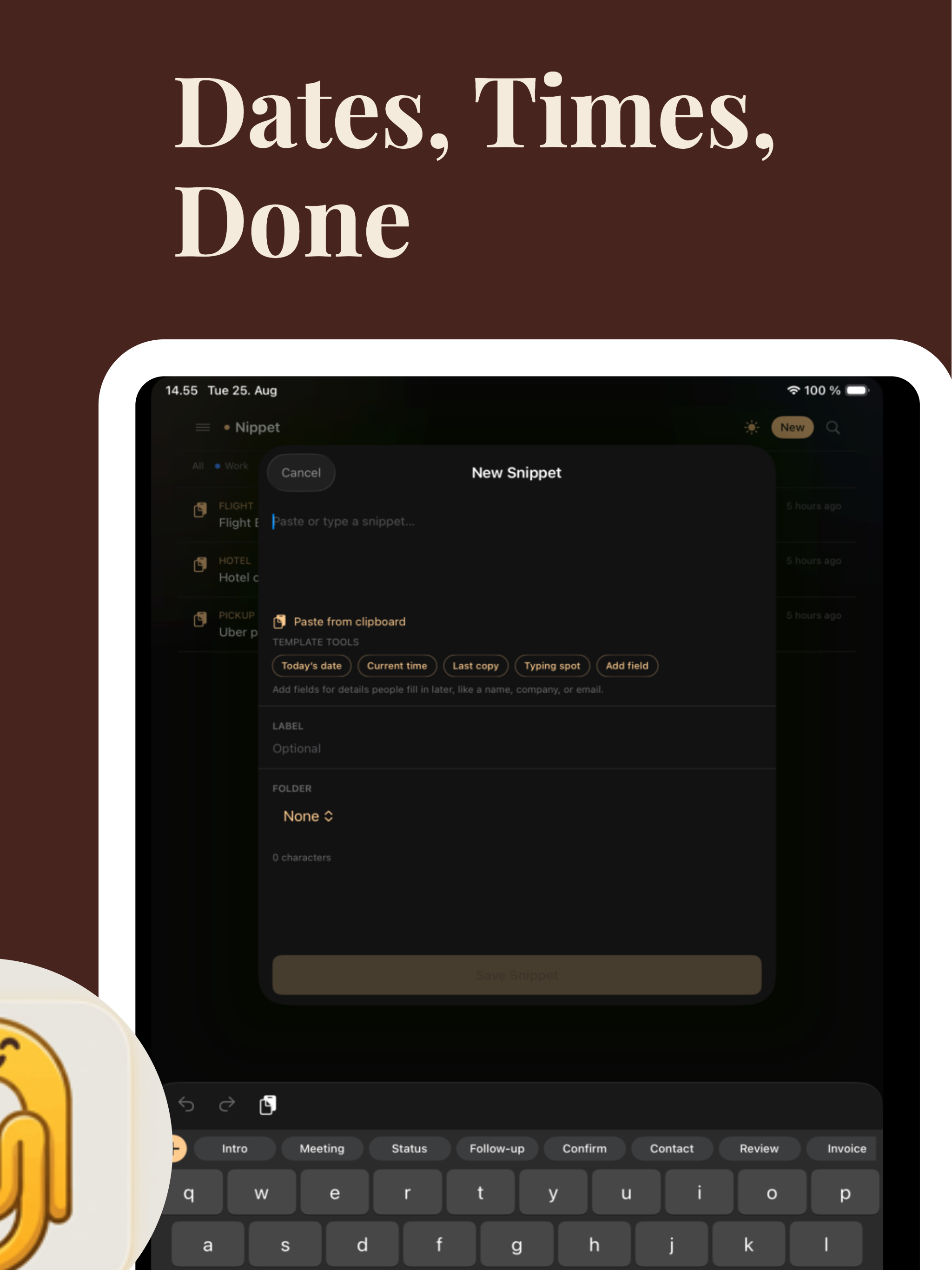 Nippet clipboard screenshot 8