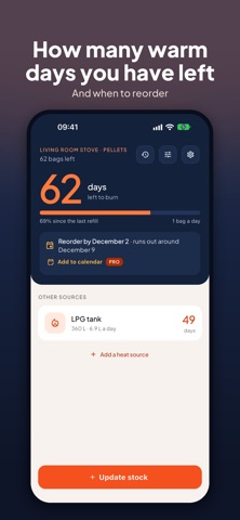 Scorte Calore – Fuel Tracker screenshot 1