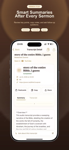 SermonFlow: AI Notes Screenshot 4 of 6