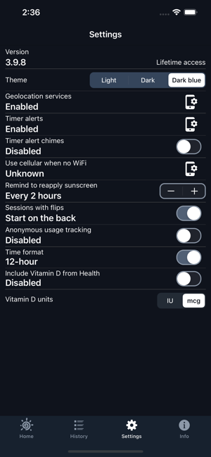 ‎Sola: Sun UV & Vitamin D Timer Screenshot