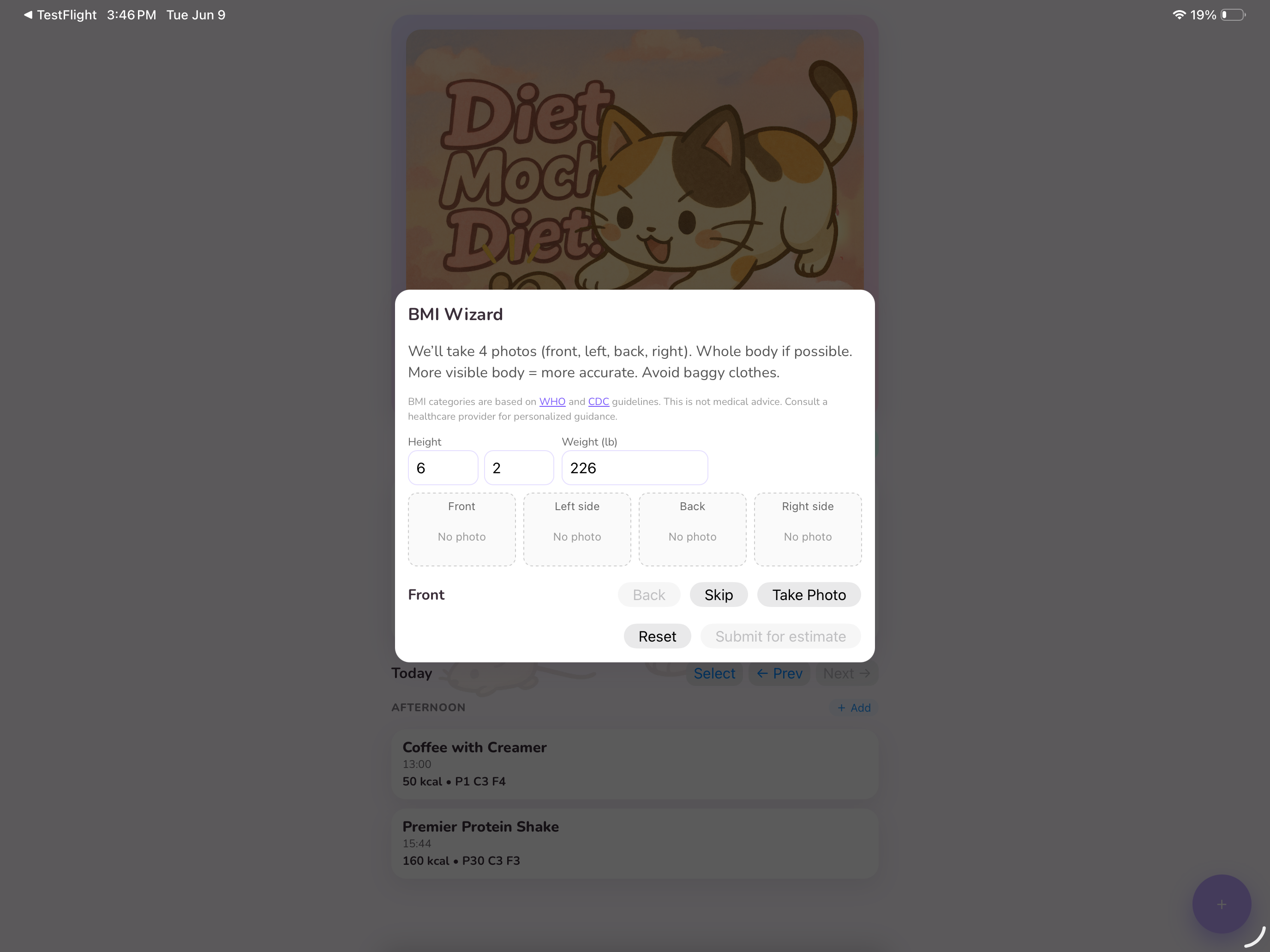 Diet Mochi, Diet!!! screenshot 7