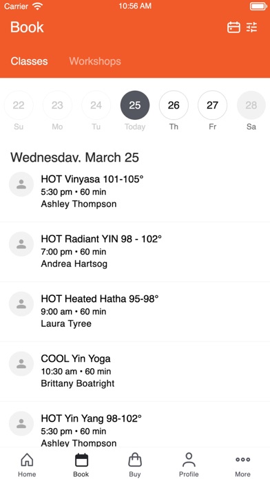 Evolve Yoga Studio screenshot