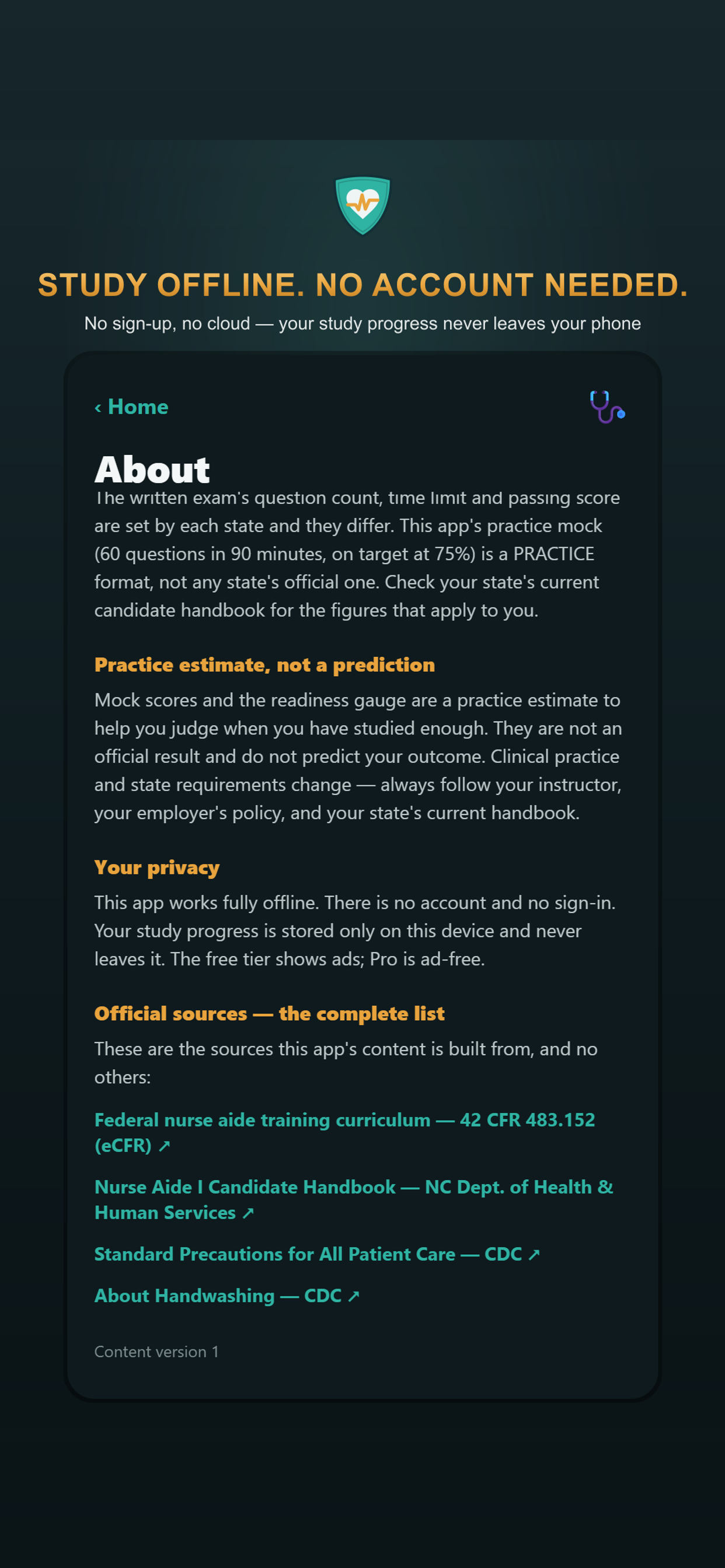 CNA Prep 2026: Practice Test screenshot 8