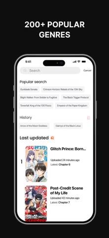 Manga Reader Infinity App Store preview screenshot 7