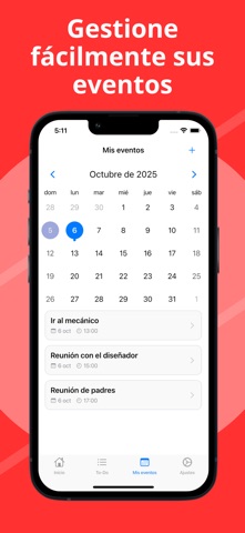 Calendario 2026 en Español screenshot