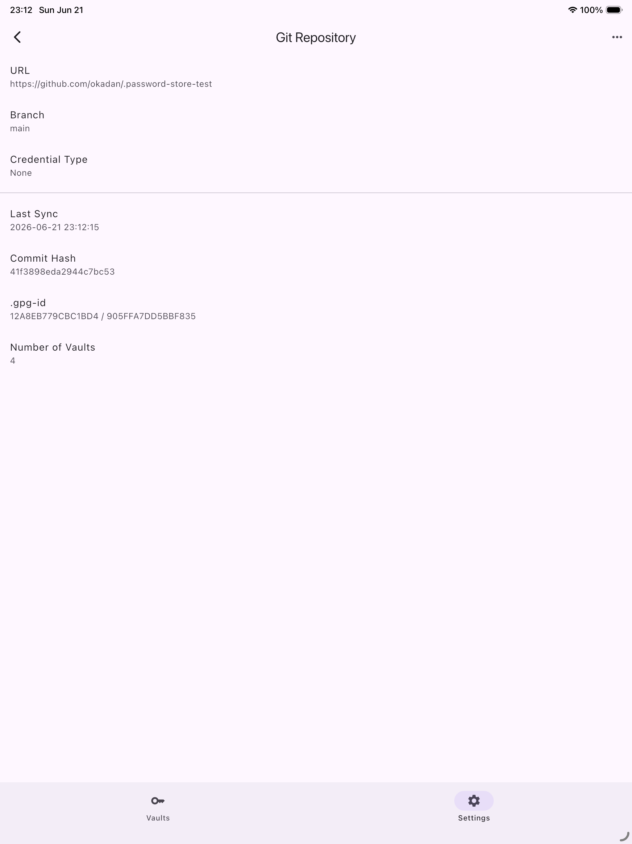 Password Store Client
