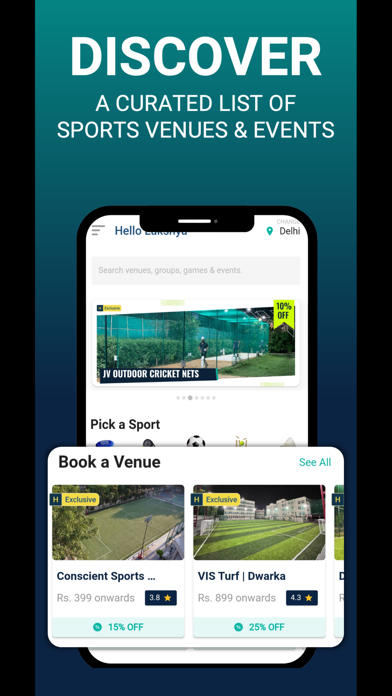 Hudle: Find Sports Activities Screenshot