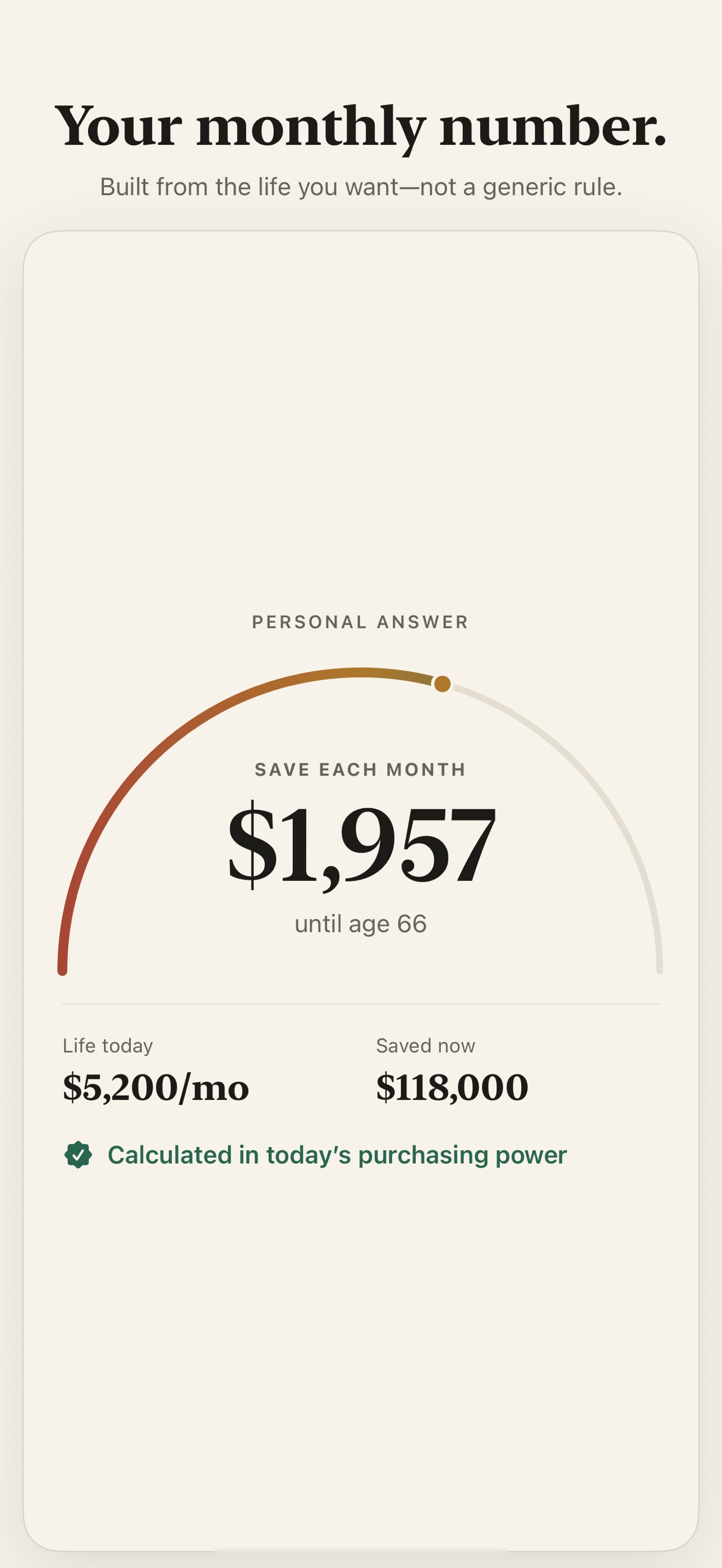 Screenshot 1 of Retirement Gap: Planner