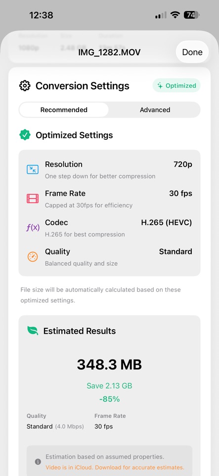 Bonsai: Video Compressor screenshot 2